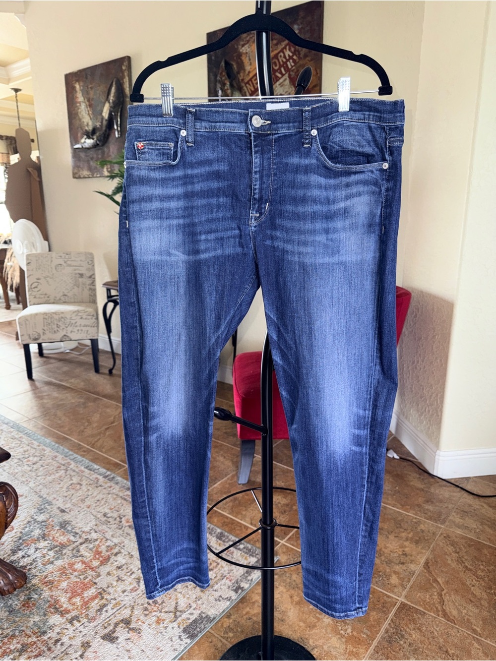 Hudson Nico Mid Rise Skinny Jean - Size 32